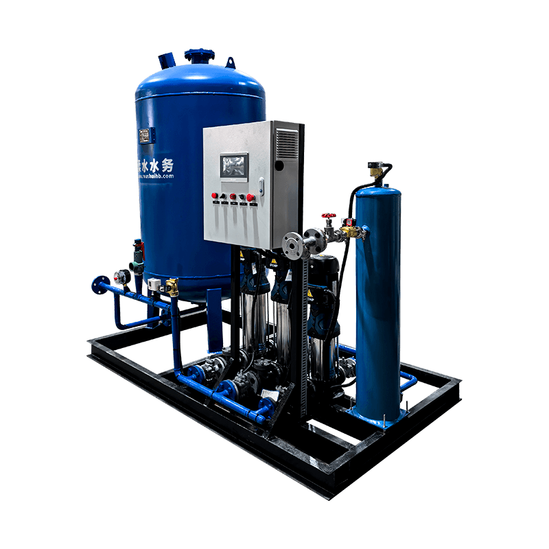 ポンプと膨張タンクを備えた一定の圧力給水機器